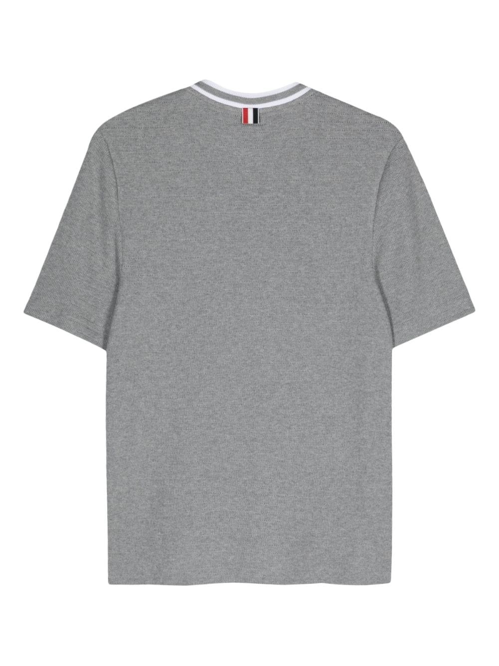 pointelle cotton blend T-shirt - 2