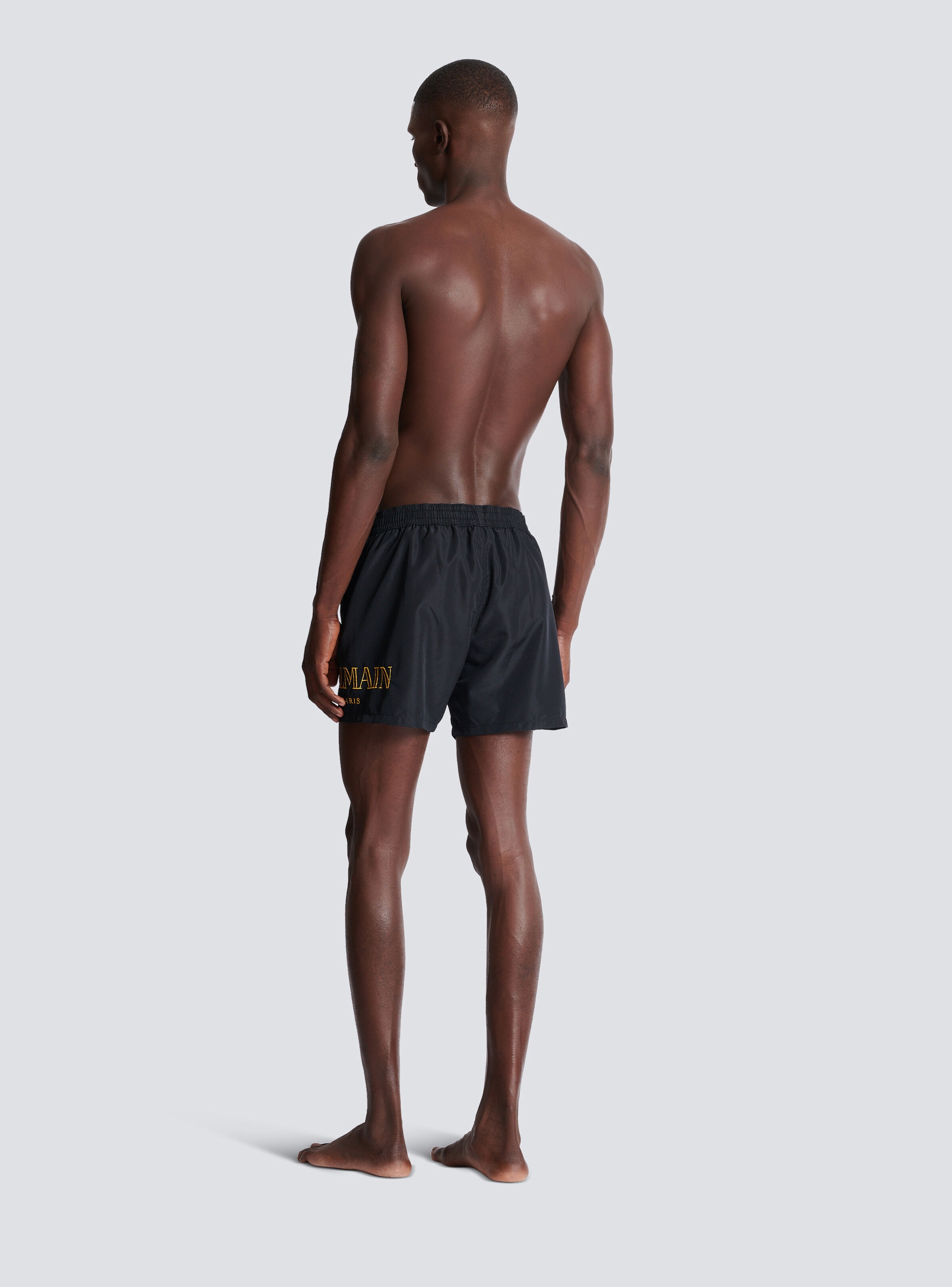 Balmain logo swim shorts - 4