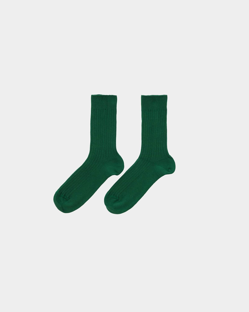 Rib Overankle Socks - Organic Cotton Rib 4