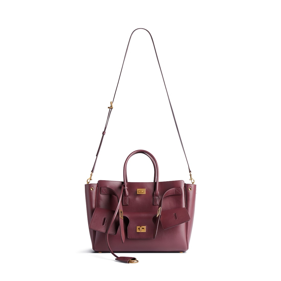 Women's Bel Air Small Carry All Bag in Dark Burgundy - 4