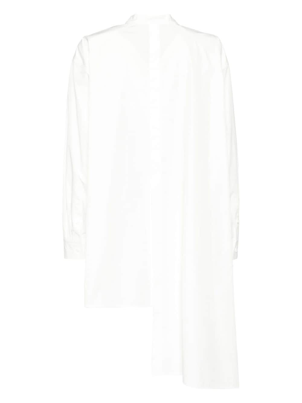 asymmetric long-sleeves shirt - 2