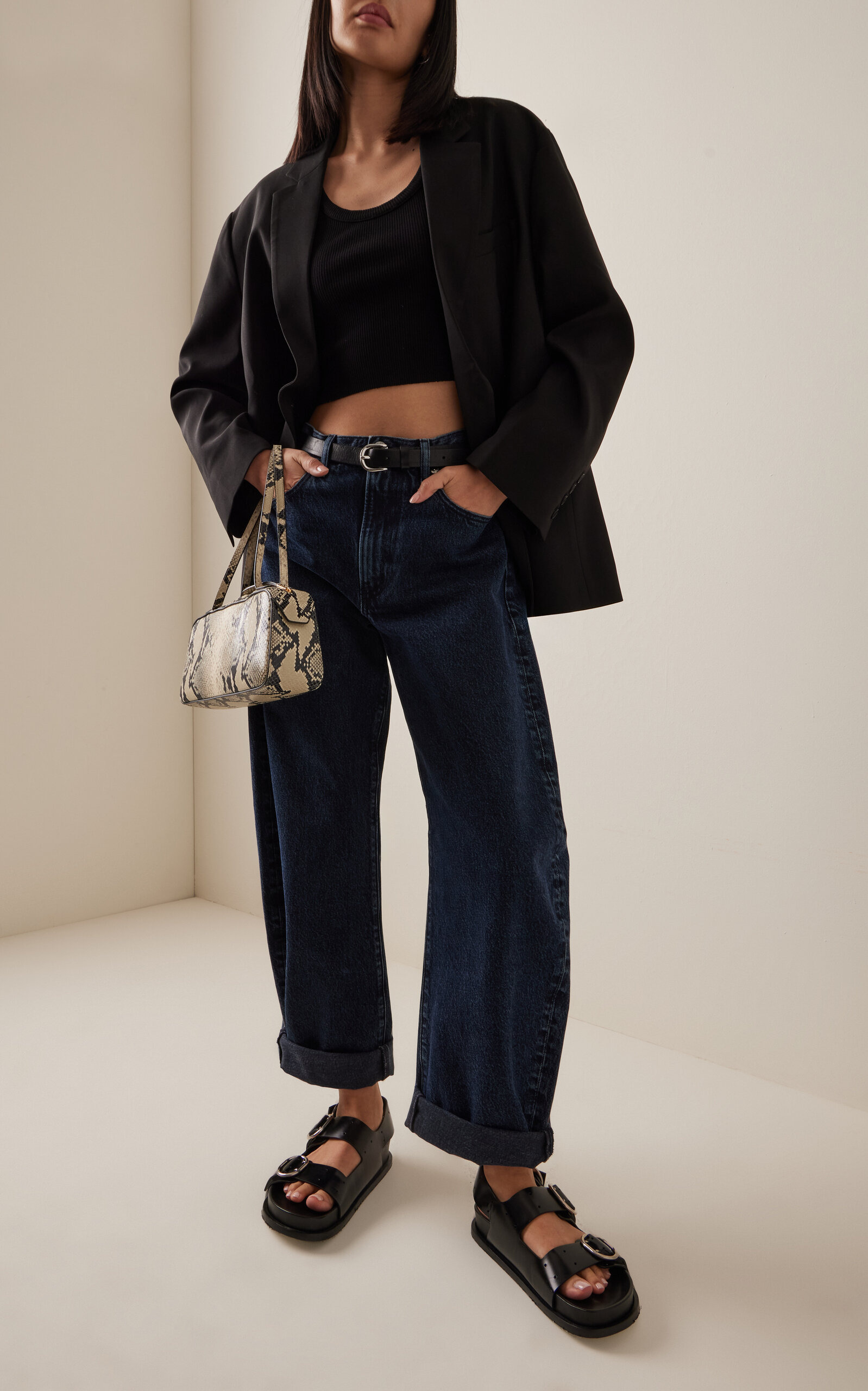 The Bubble High-Rise Barrel Jeans blue - 2
