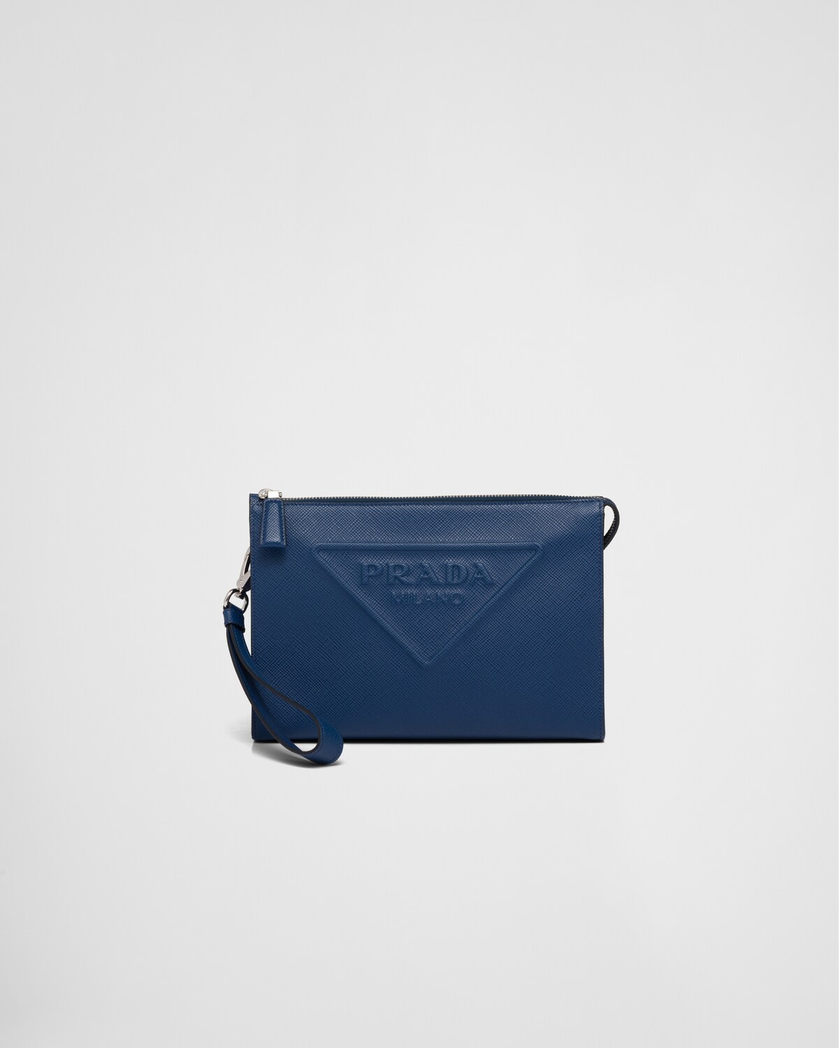 Saffiano leather pouch - 1