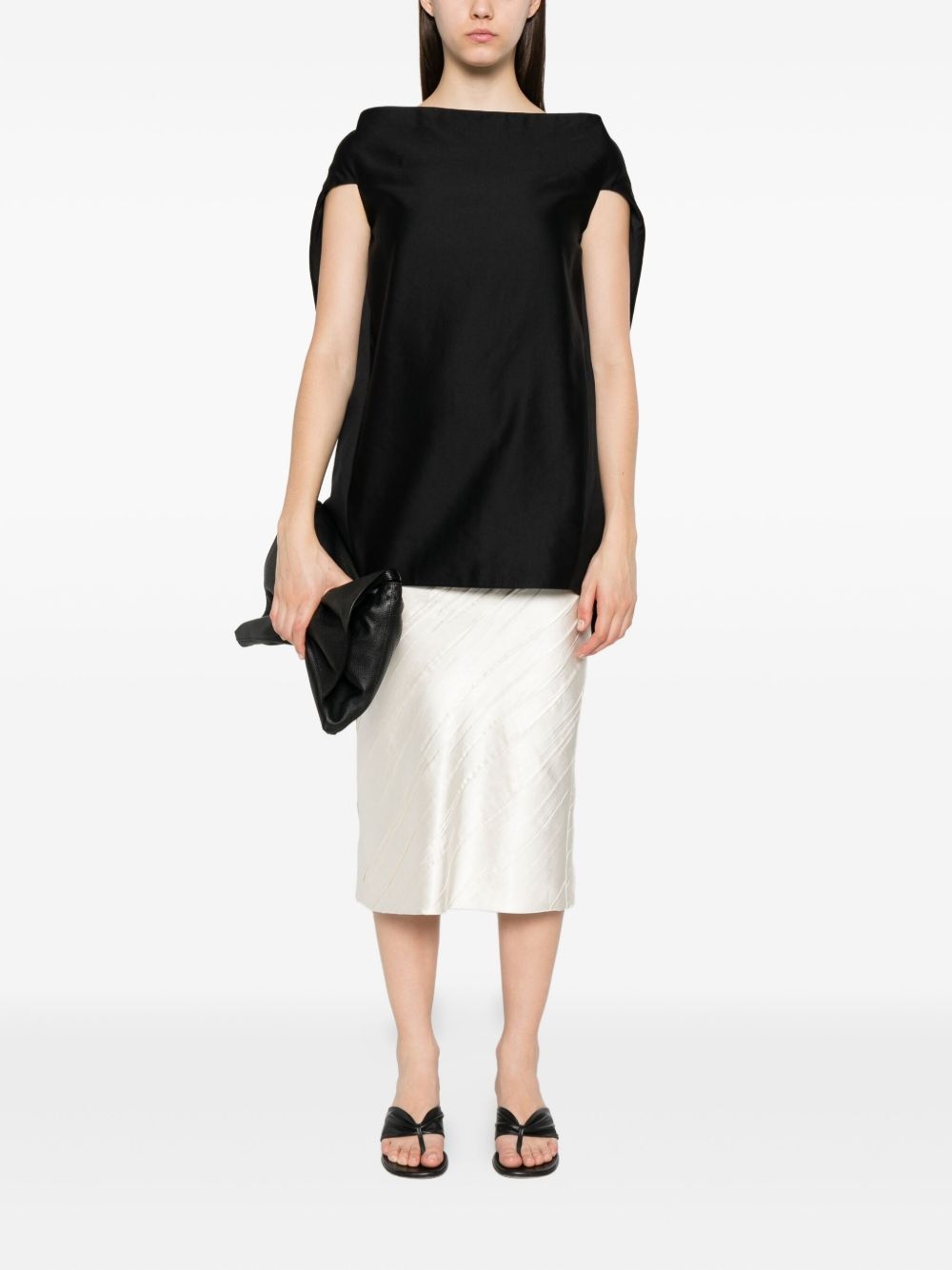 wide-neck blouse - 2