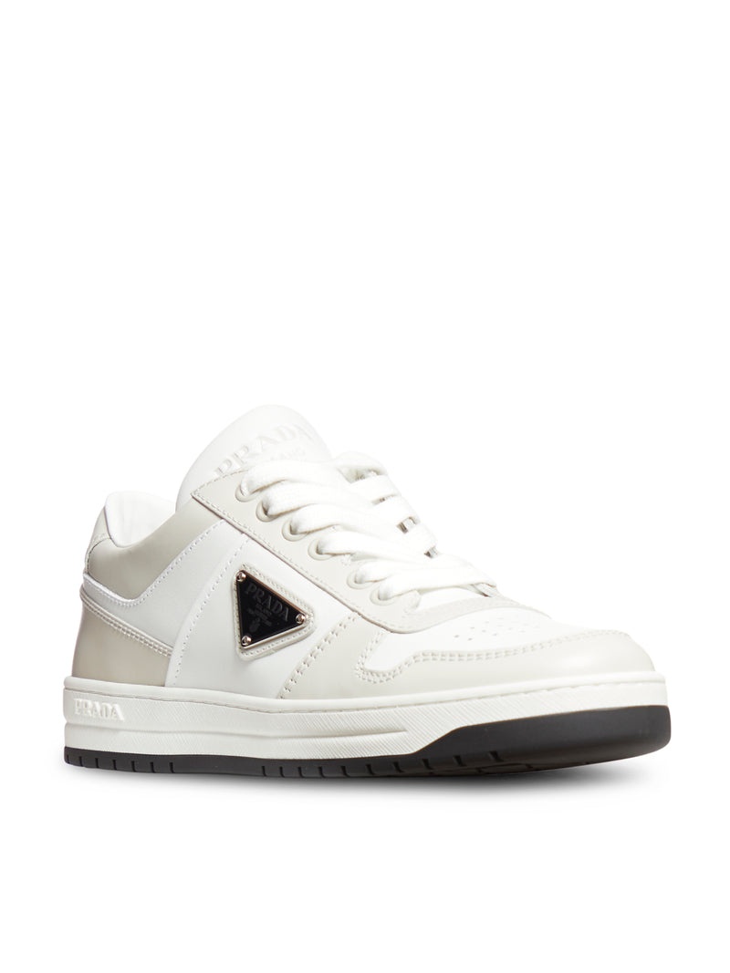 Prada Women Downtown Sneakers In Perforated Leather - 2