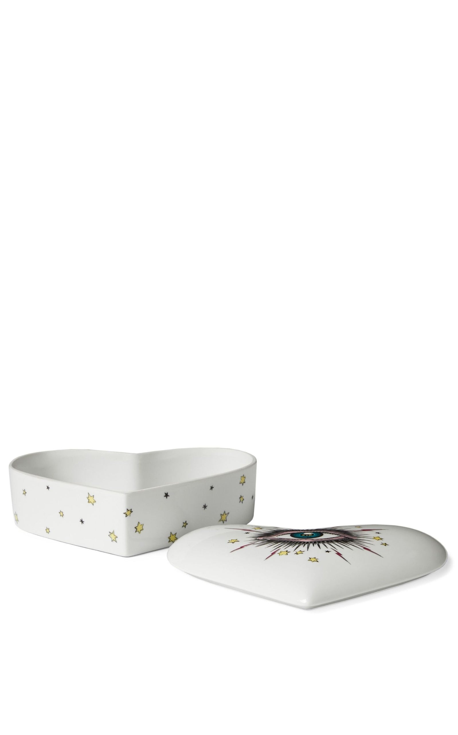 Porcelain Box With Star Eye Print - 5
