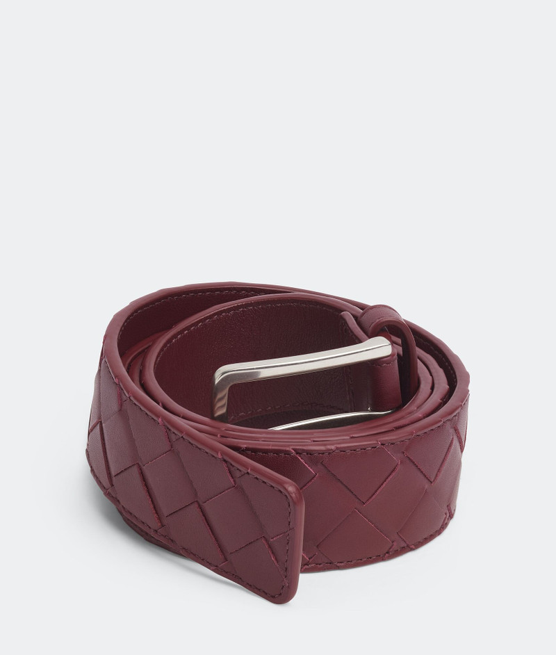 Bottega Veneta intrecciato belt outlook
