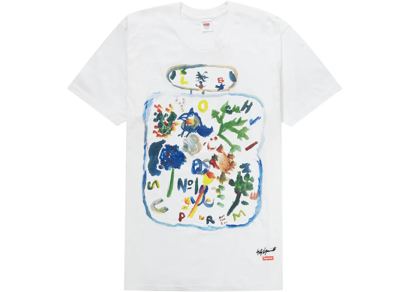 Supreme Yohji Yamamoto Paint Tee White - 1