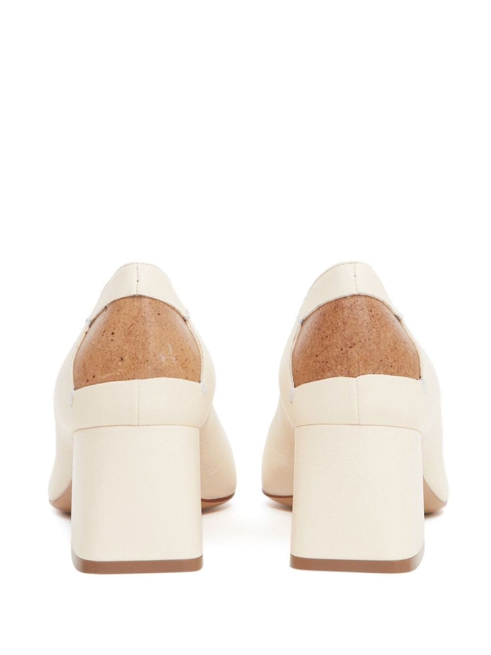 Décortiqué square-toe pumps - 3