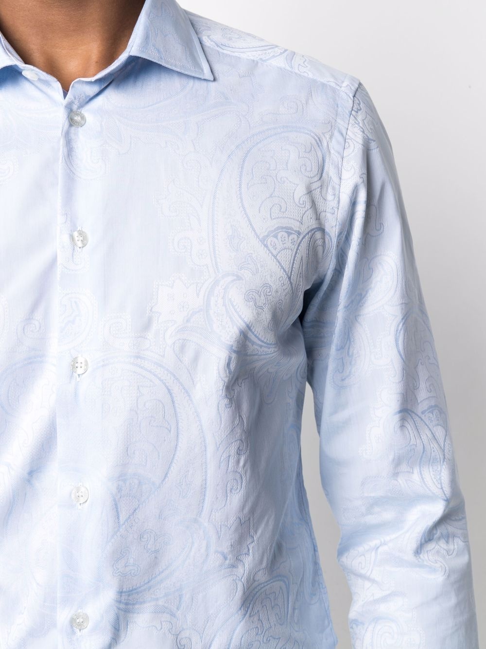 paisley-print poplin shirt - 5