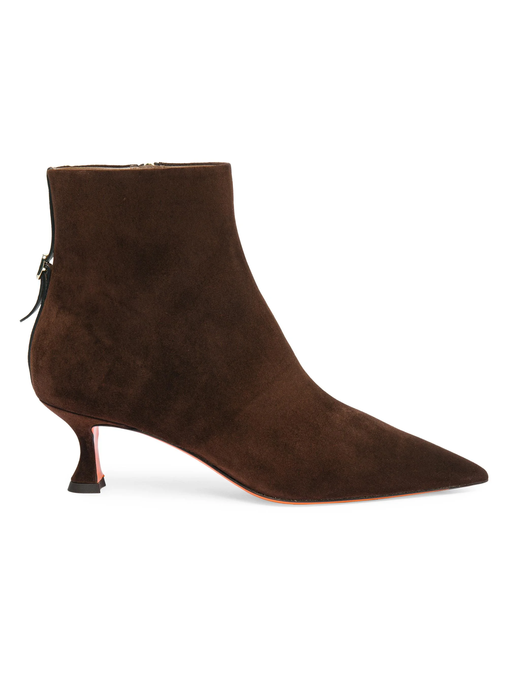 Women's Giulie 55MM Suede Booties - Brown - 1