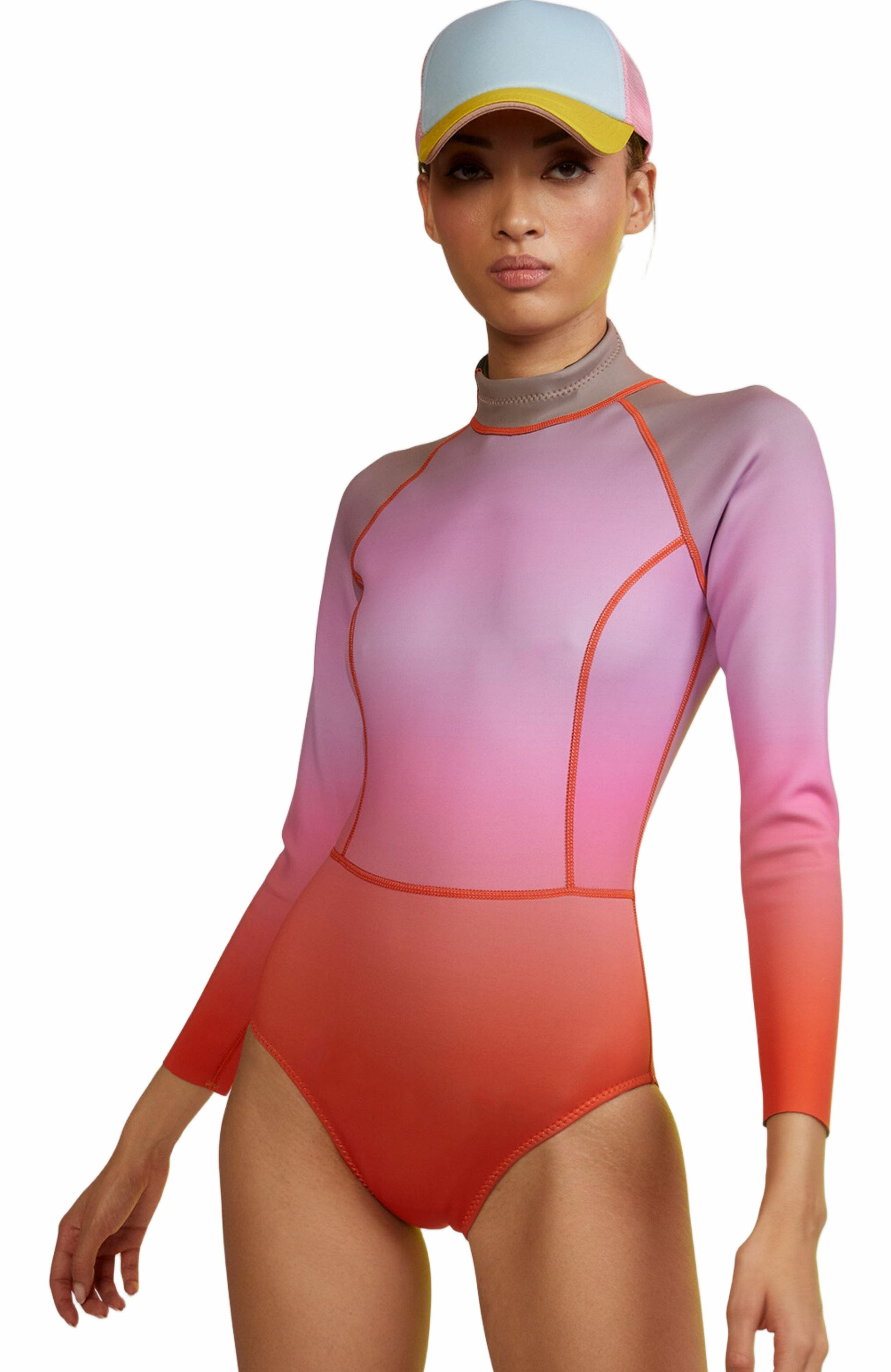 Cynthia Rowley Sunset Surf Wetsuit in Multi at Nordstrom - 1