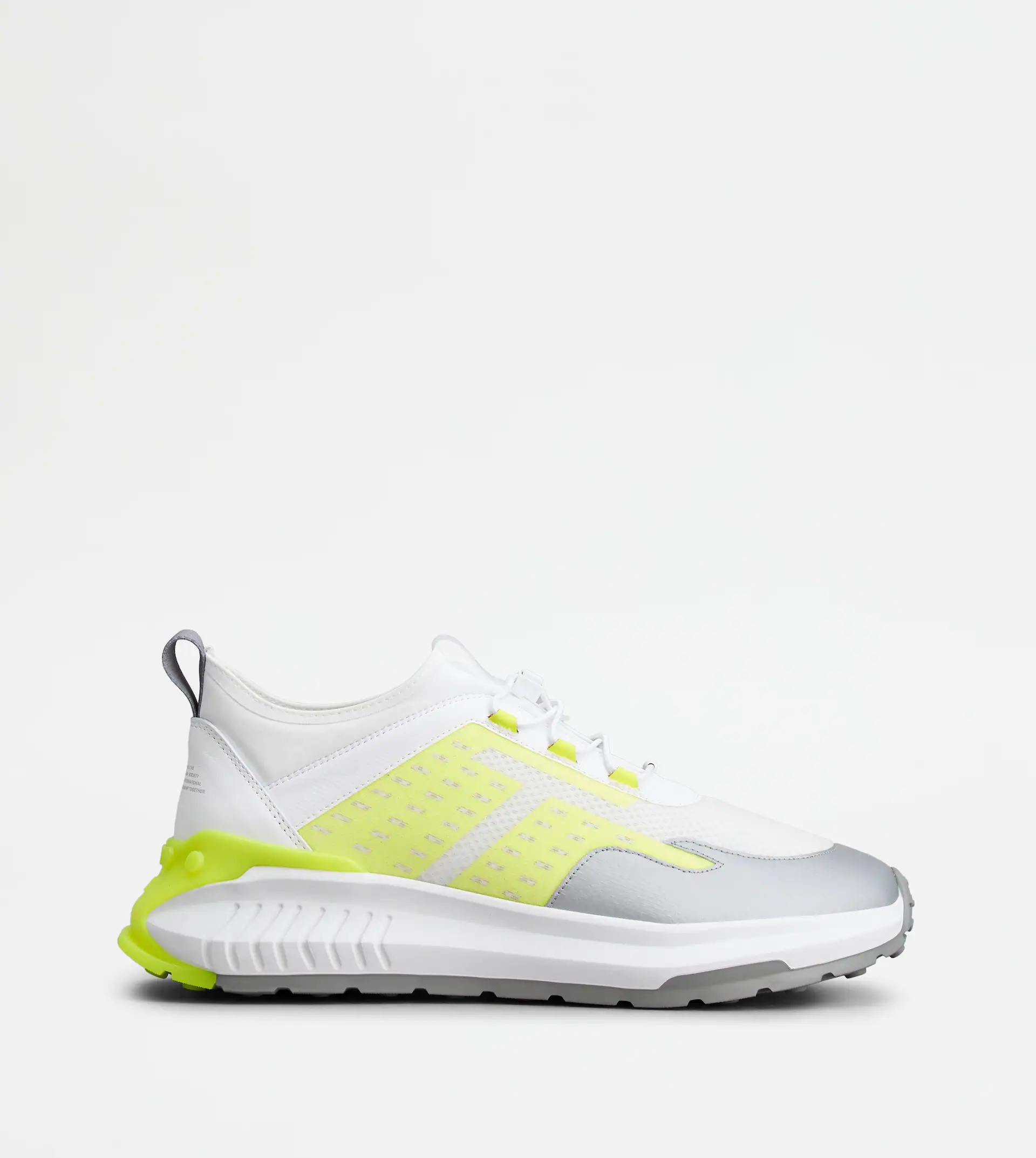 NO_CODE J IN TECHNICAL FABRIC AND LEATHER - WHITE, YELLOW - 1