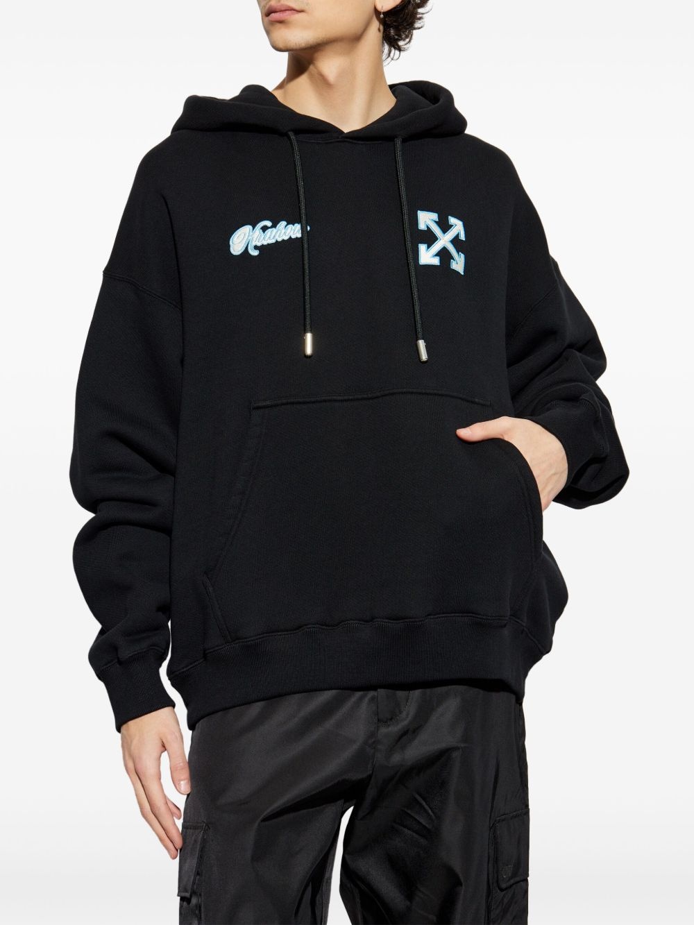 Arrows-print hoodie - 2