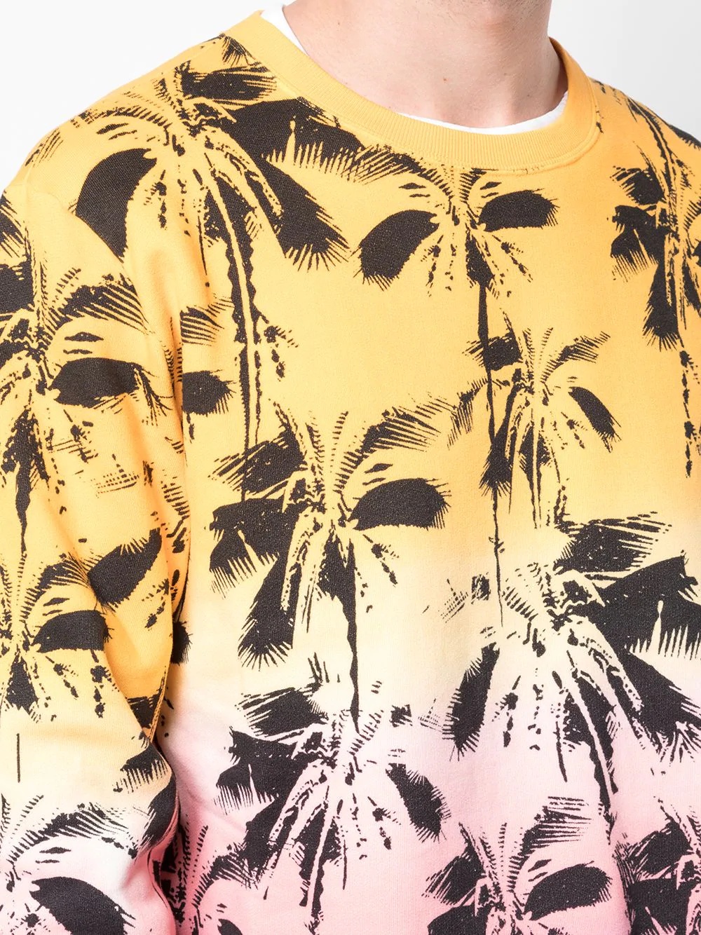 palm trees print sweatshirt - 5