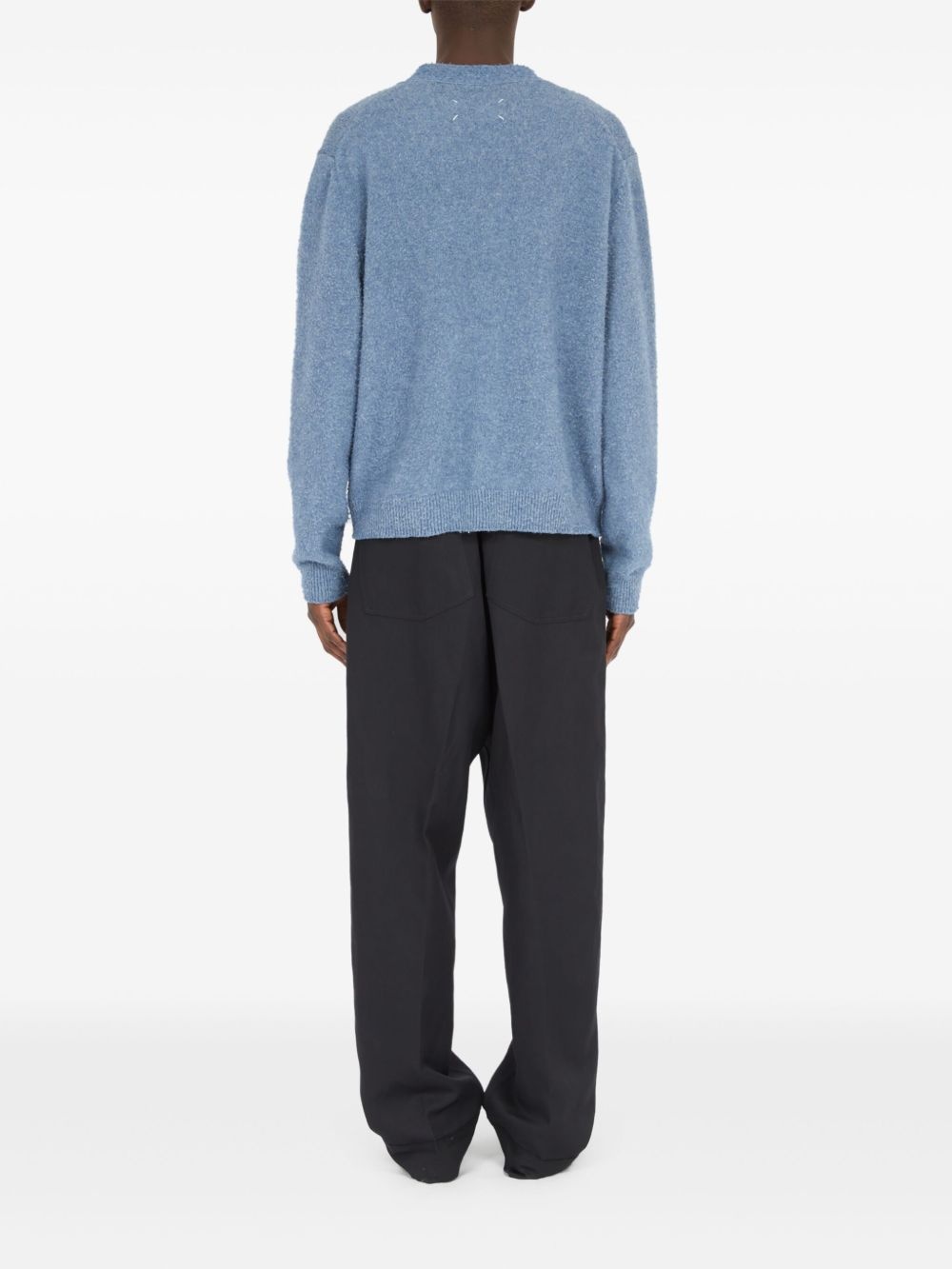 mélange-effect cardigan - 5