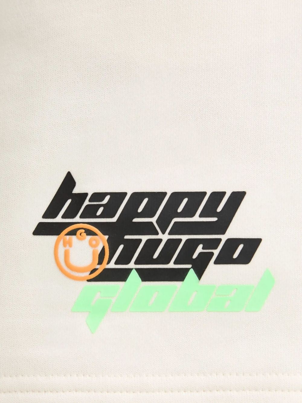 logo-print track shorts - 4