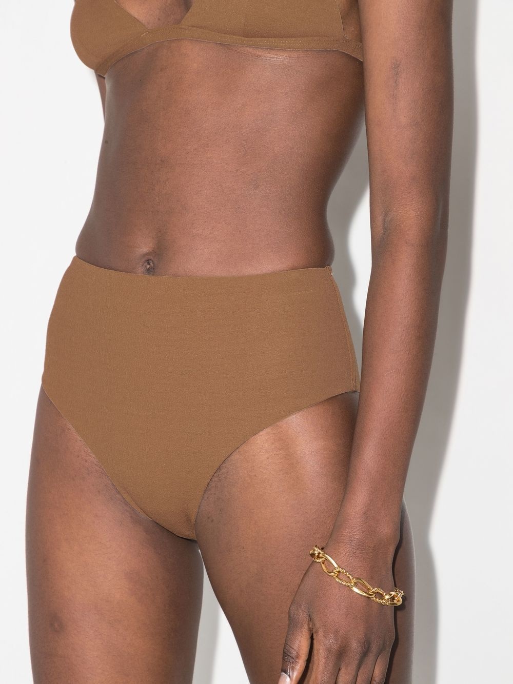 high waisted bikini bottom - 2