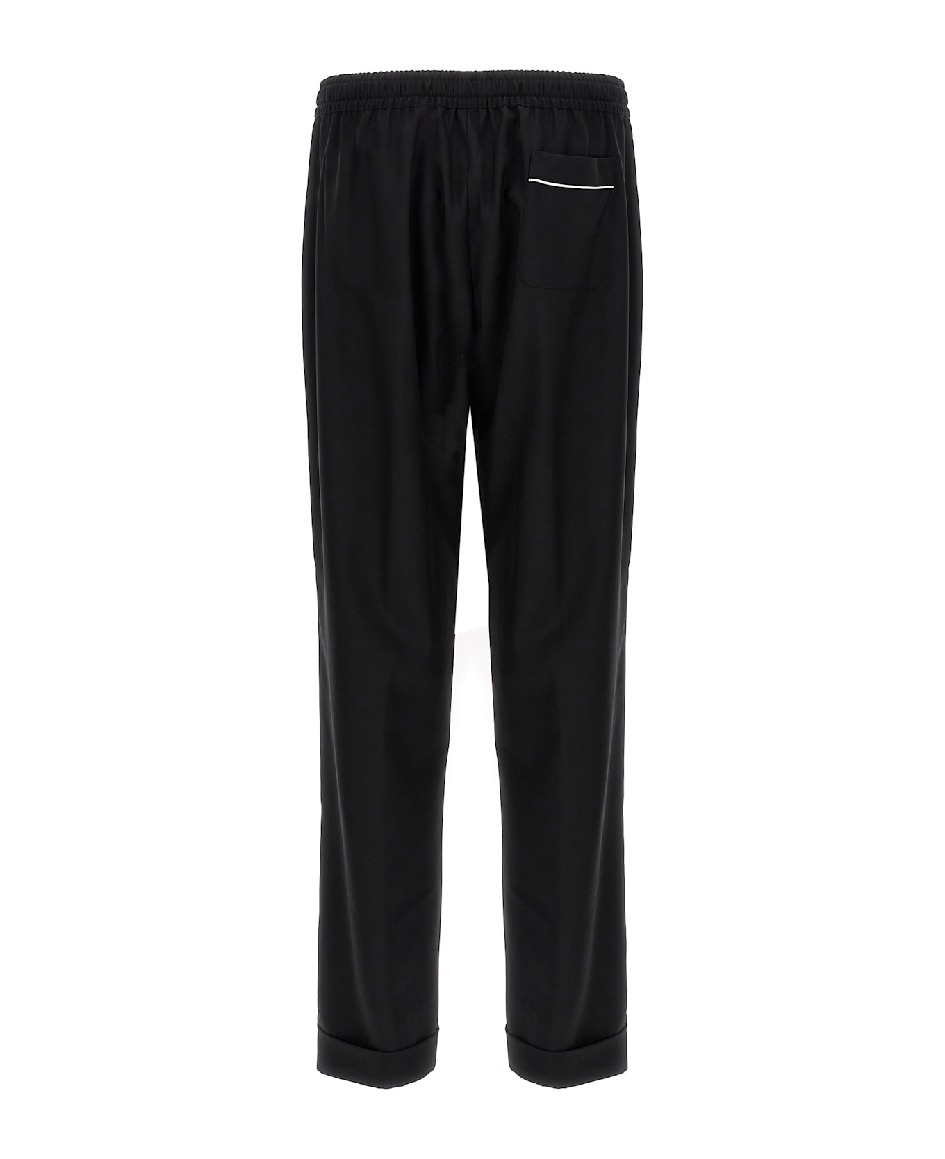 Contrast Piping Pants - 2
