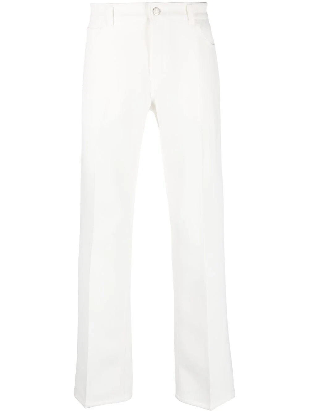 bootcut twill tailored trousers - 1