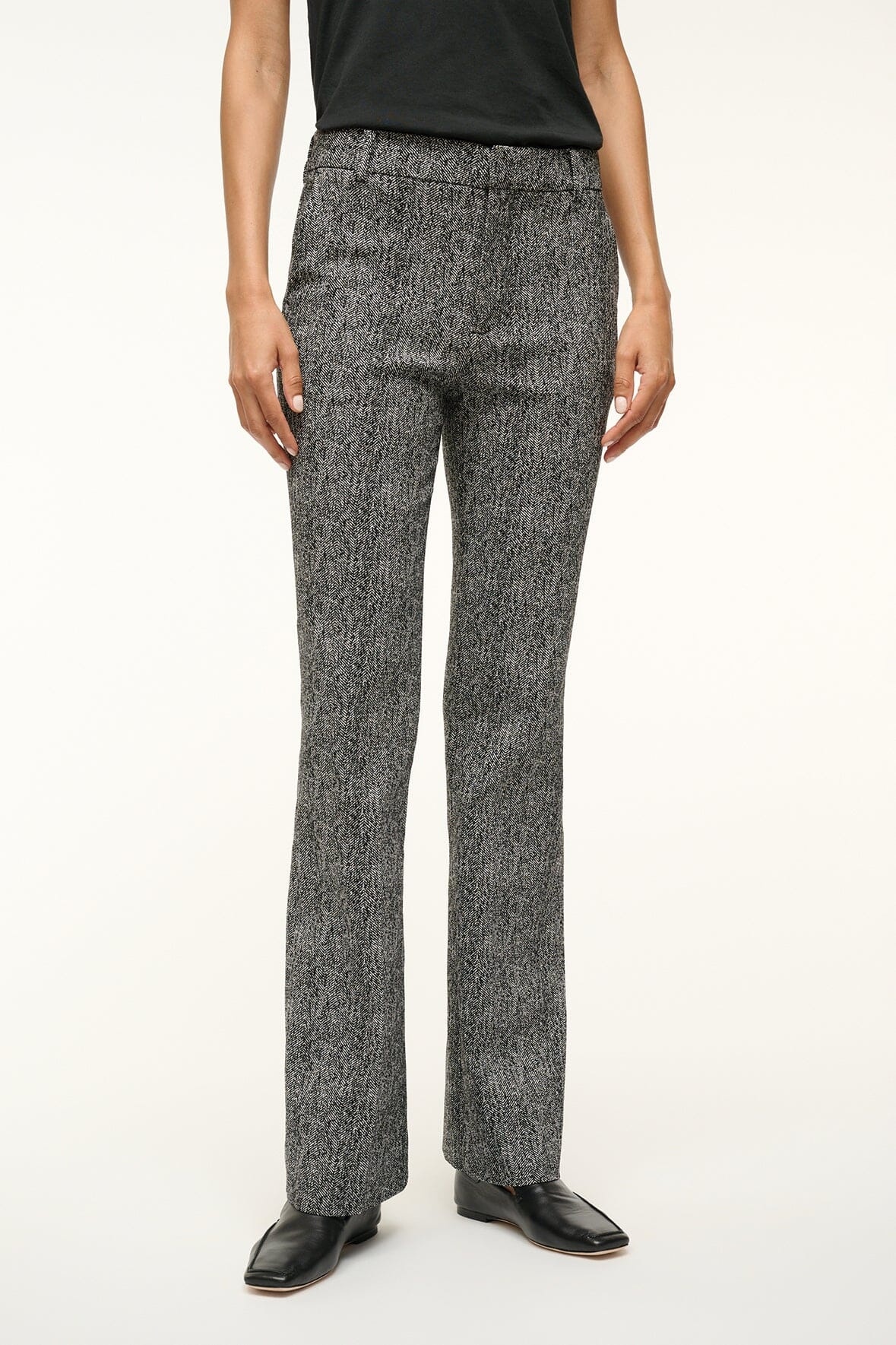 STAUD KAT PANT TEXTURED HERRINGBONE - 3