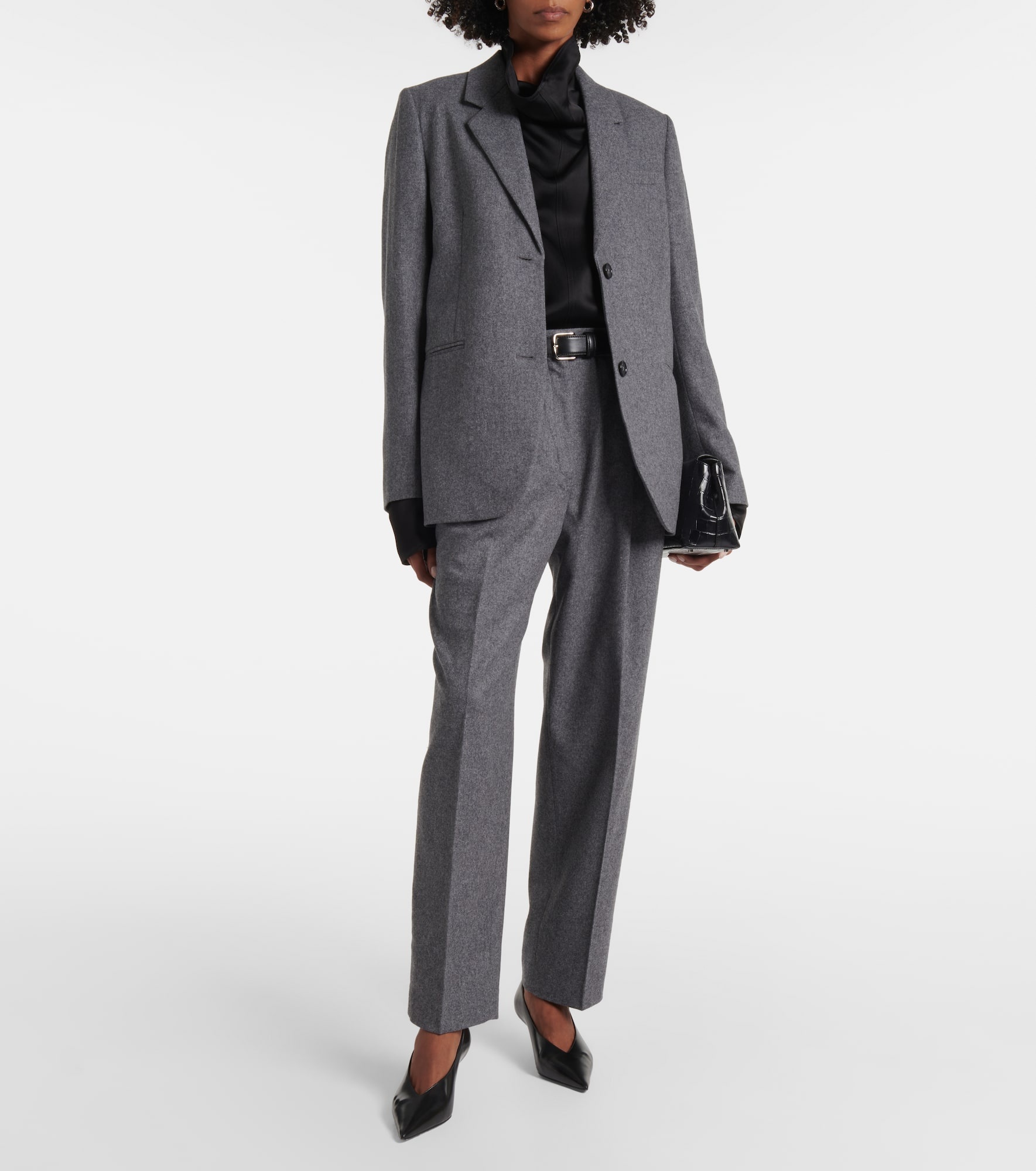 Wool-blend blazer - 2