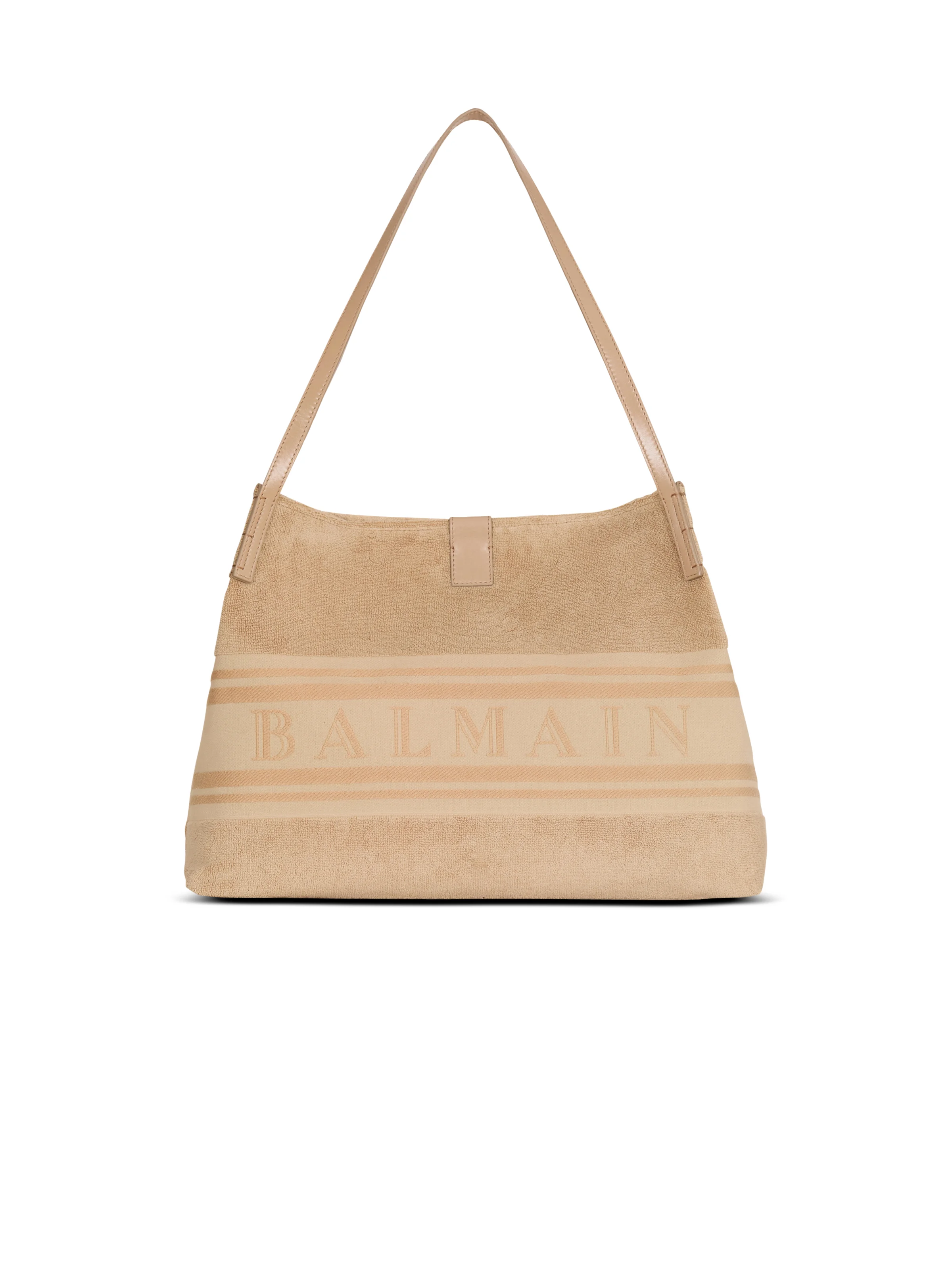 Medium Release tote bag in cotton bouclé - 1