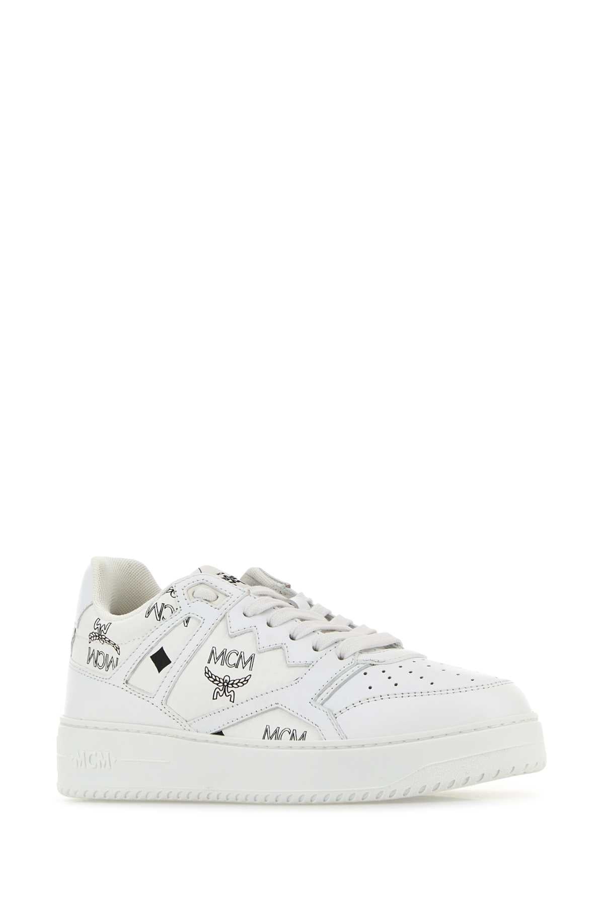 Mcm Women Printed Canvas Terrain Sneakers - 2