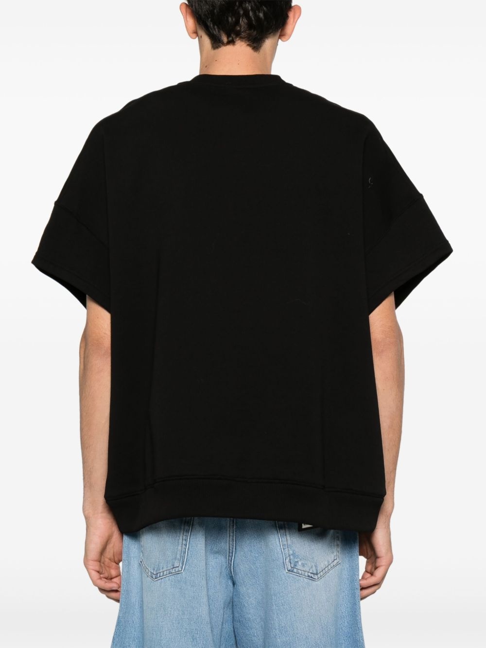 logo-embossed sweatshirt - 4