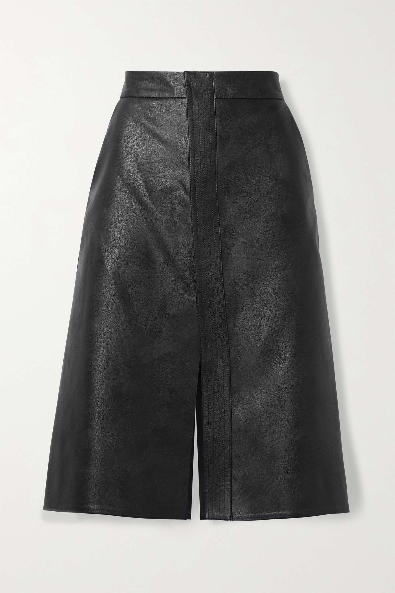 Lauren vegetarian leather midi skirt - 1
