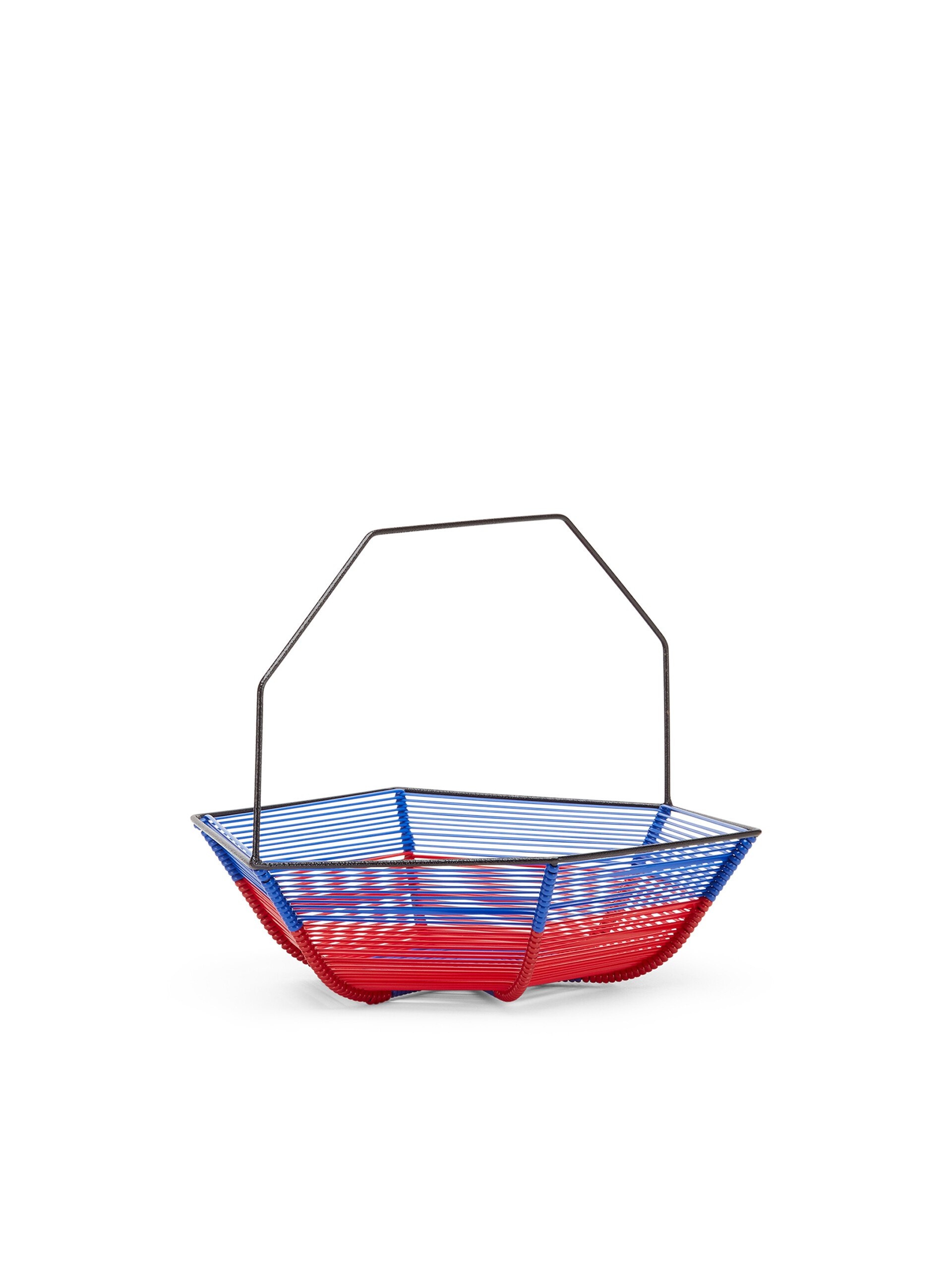 MARNI MARKET HEXAGONAL BLUE AND RED FRUIT HOLDER - 2