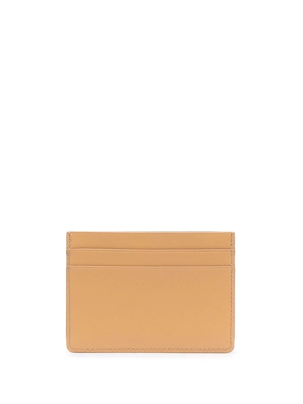 embossed-logo leather cardholder - 2