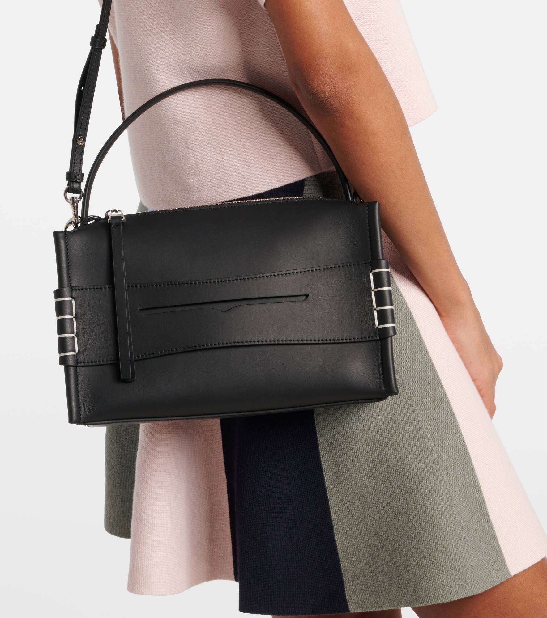 Loafer leather shoulder bag - 2