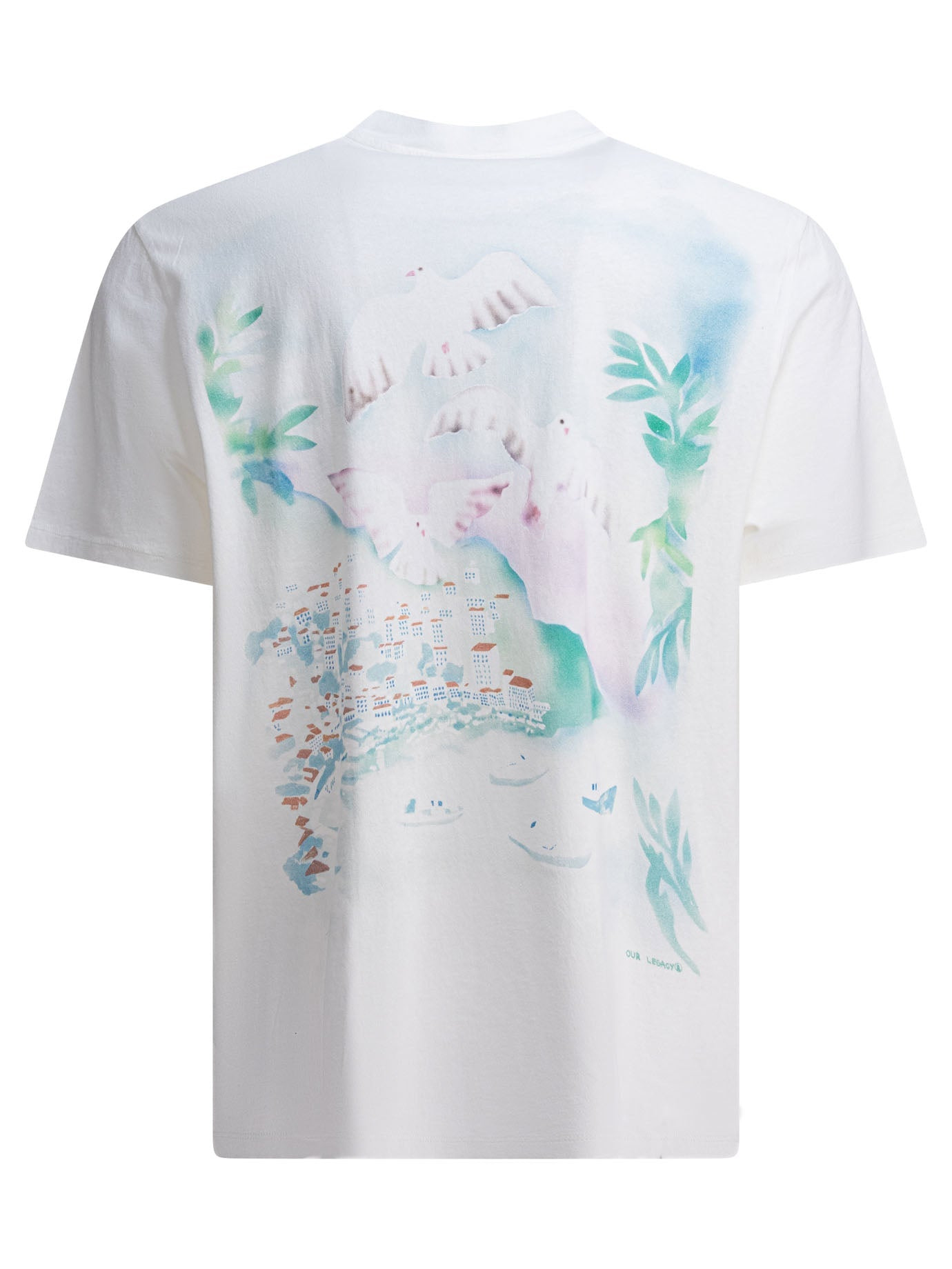 Our Legacy Men Sea View Print  "Box" T-Shirt - 2