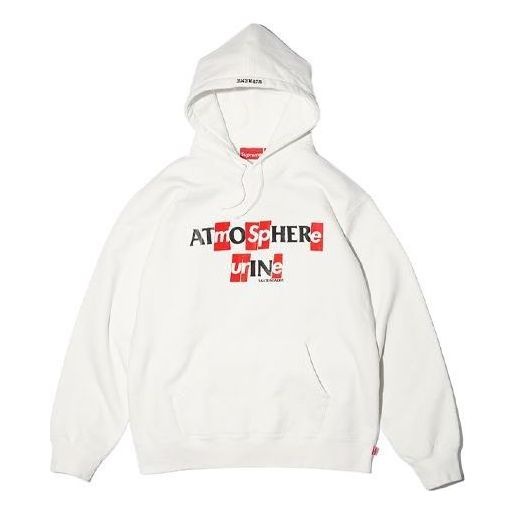 Supreme x Antihero Hooded Sweatshirt 'White Red' SUP-FW20-320 - 1