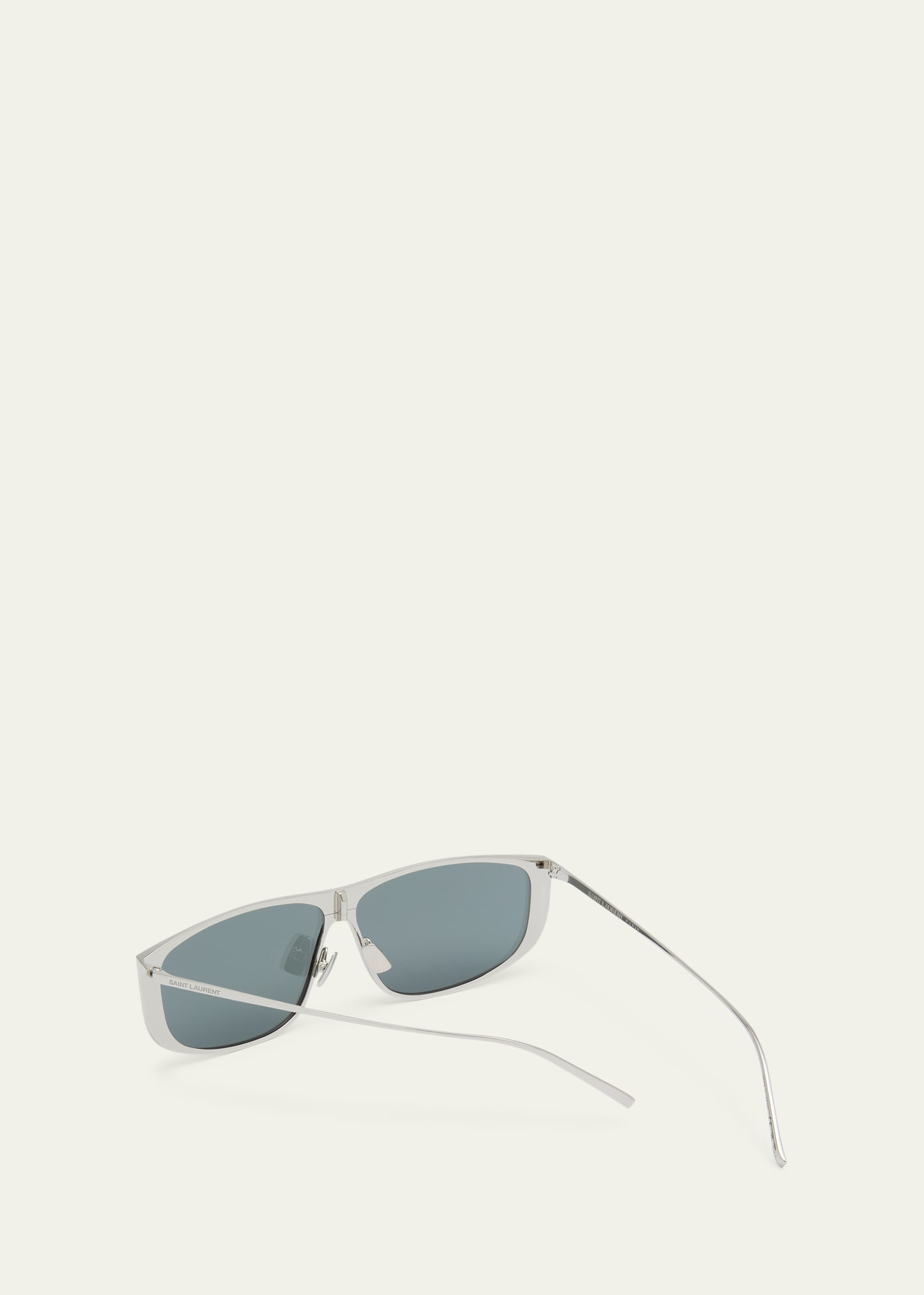 Luna Mirrored Zinc Alloy Shield Sunglasses - 2