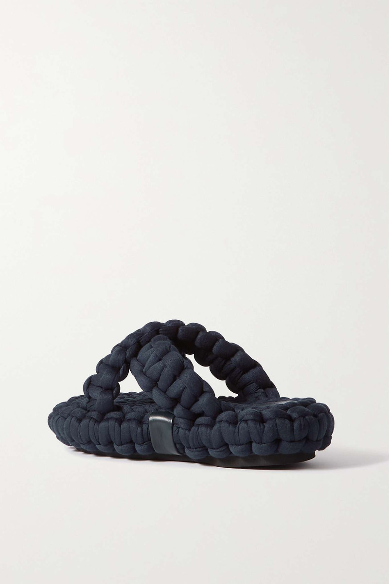 Kamy woven jersey platform slides 3