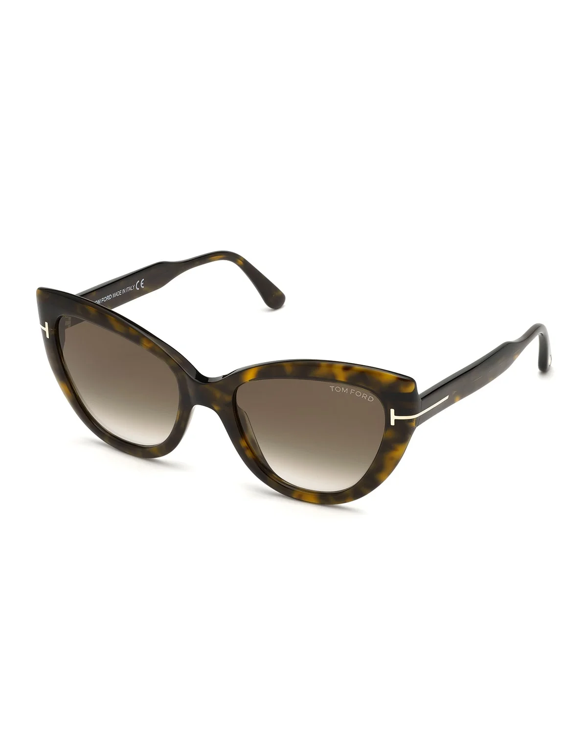 Anya Cat-Eye Monochromatic Sunglasses - 1