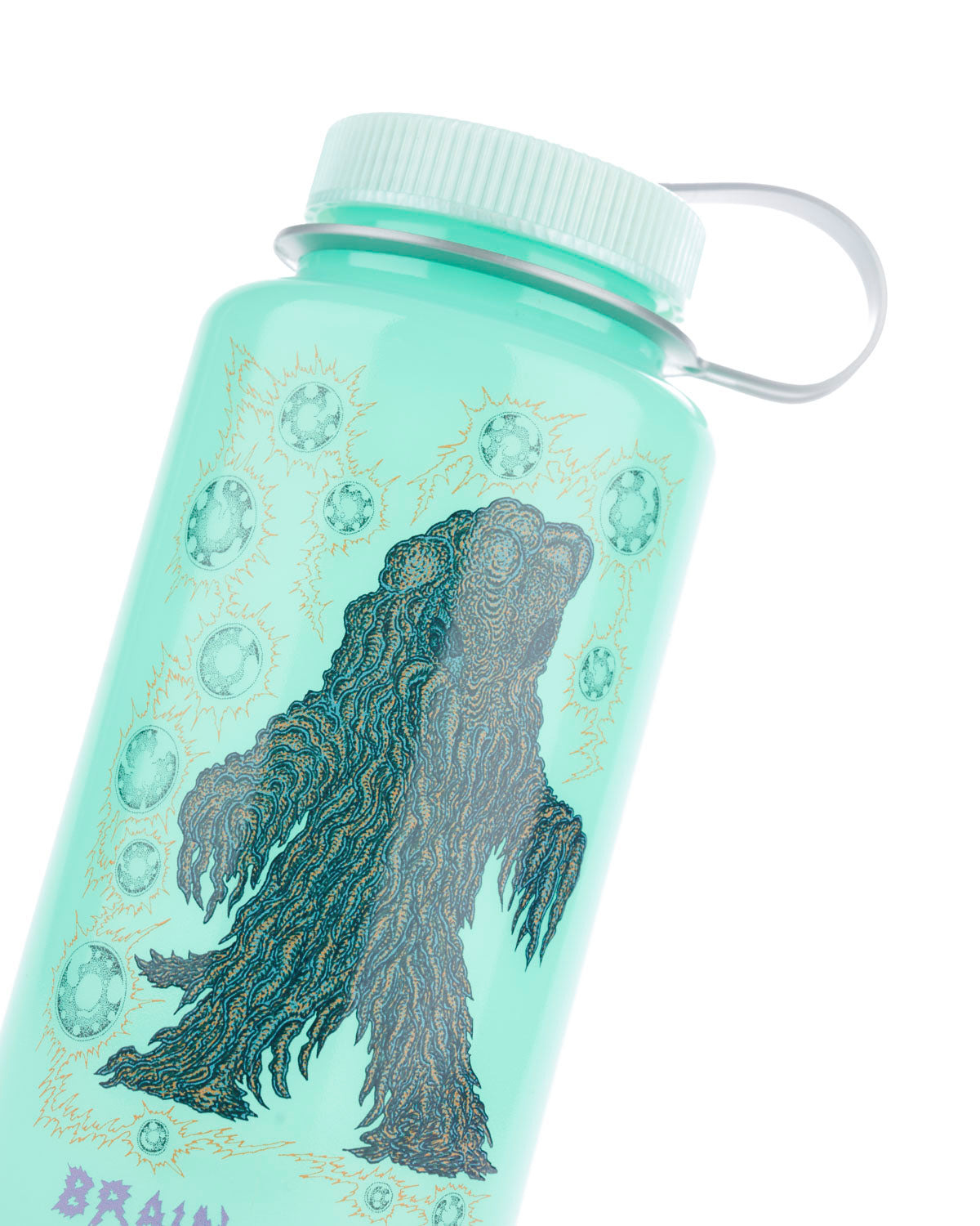 Brain Dead x Godzilla Hedorah 32oz Nalgene - Glow Green - 2