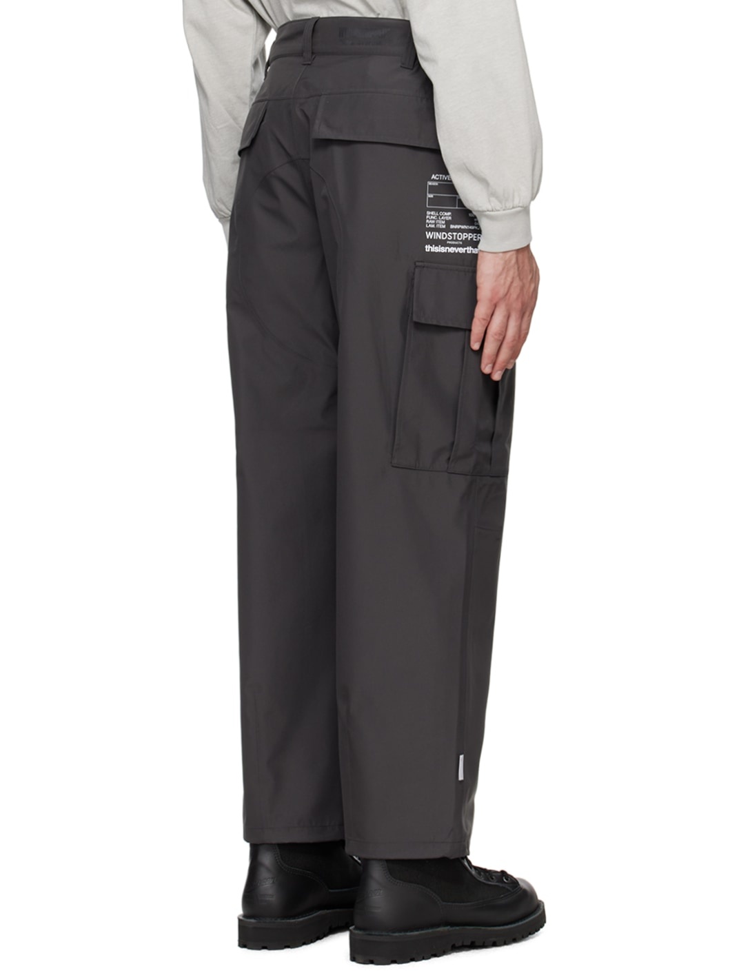 Black Active Tour Cargo Pants - 3