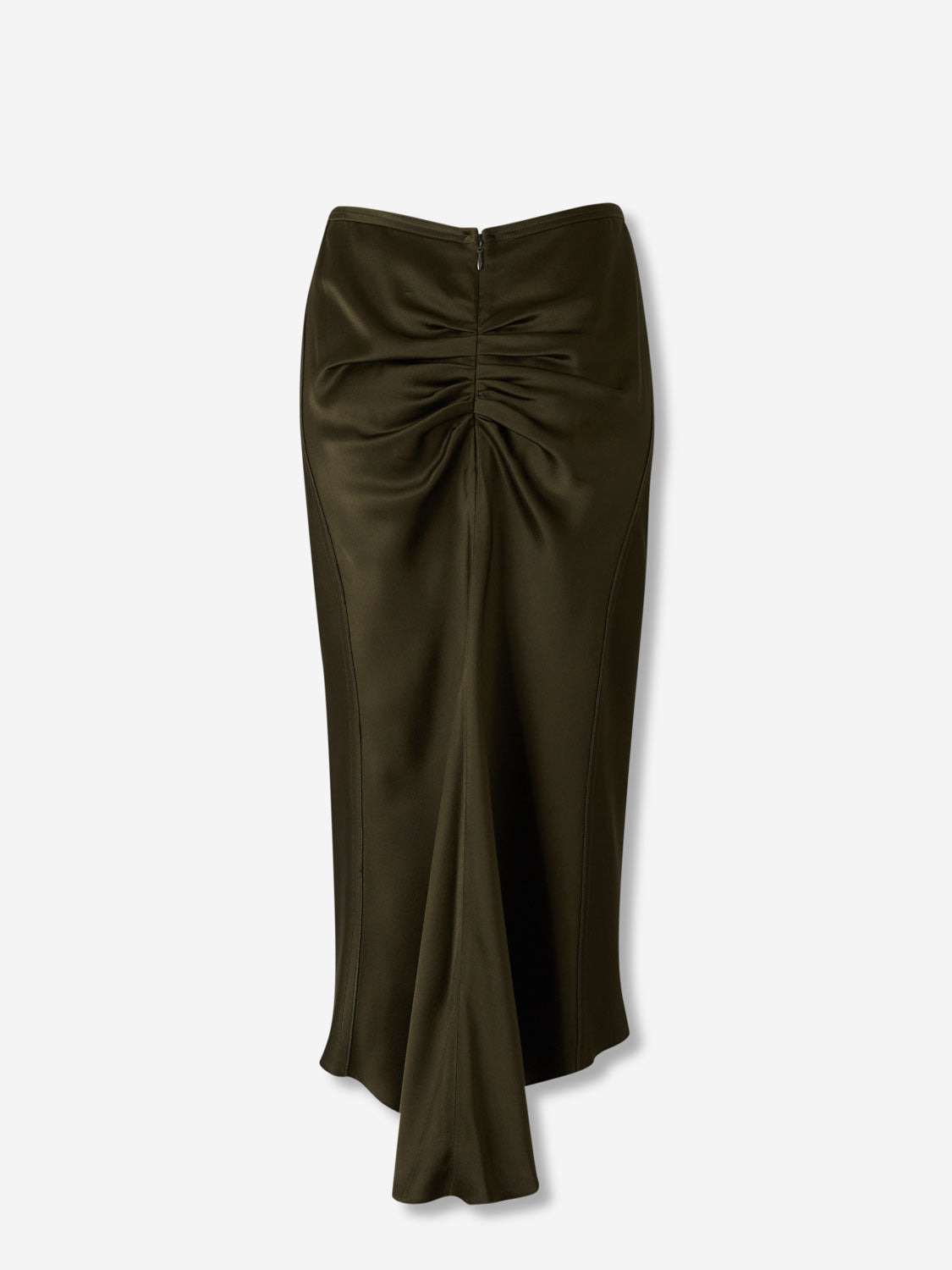 CRÉPE SATIN SKIRT - 2