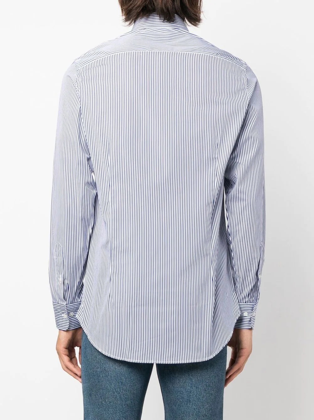 striped long-sleeve shirt - 4