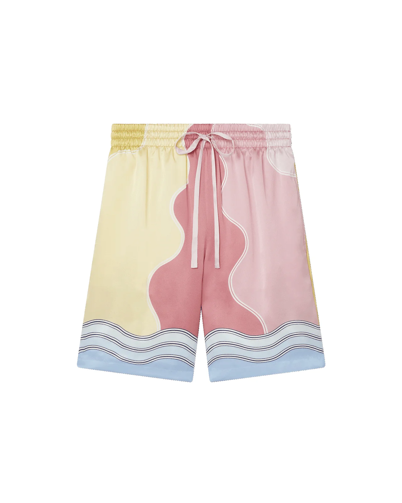 Soleil Levant Silk Shorts - 1