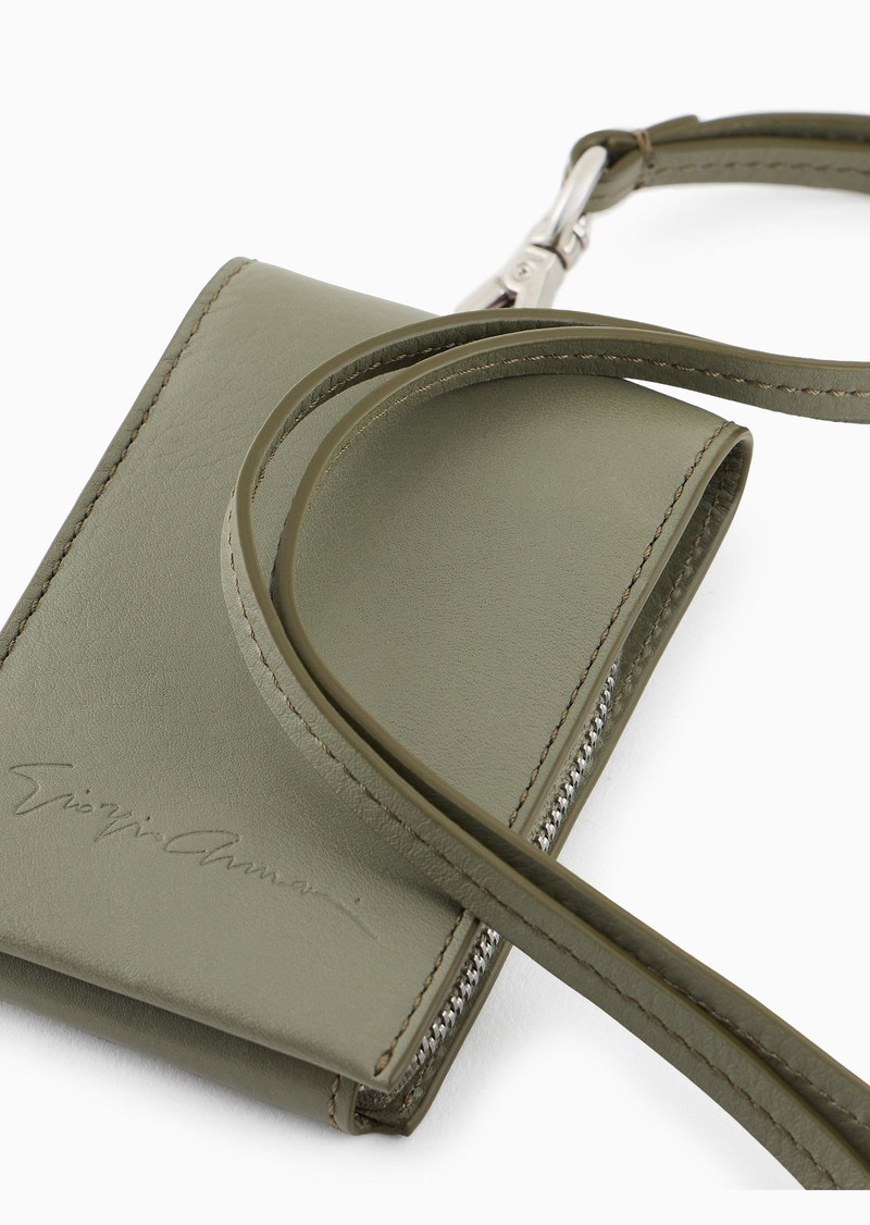 Smooth leather card holder 4