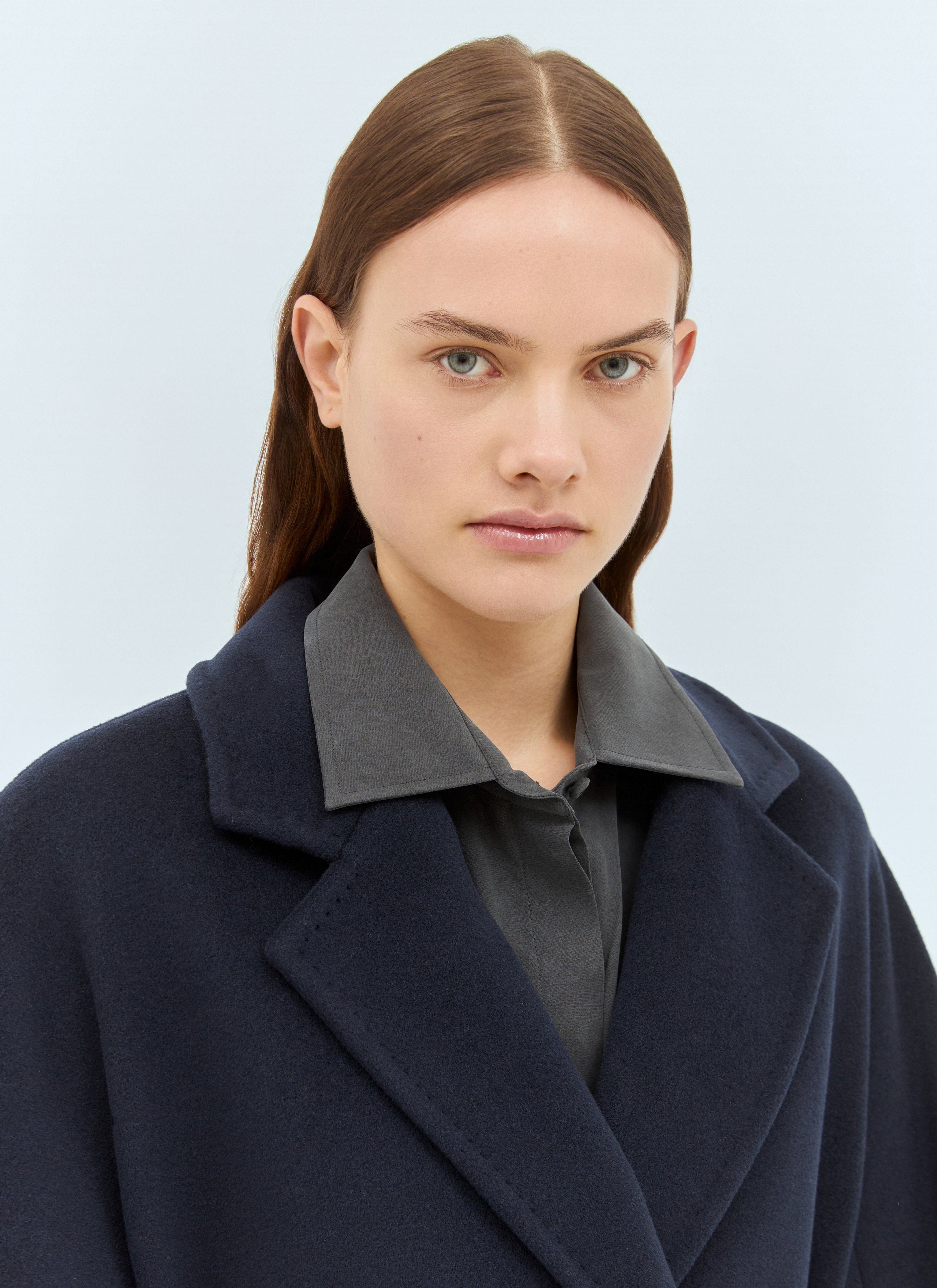 Max Mara Women Wool And Cashmere Robe Coat - 3