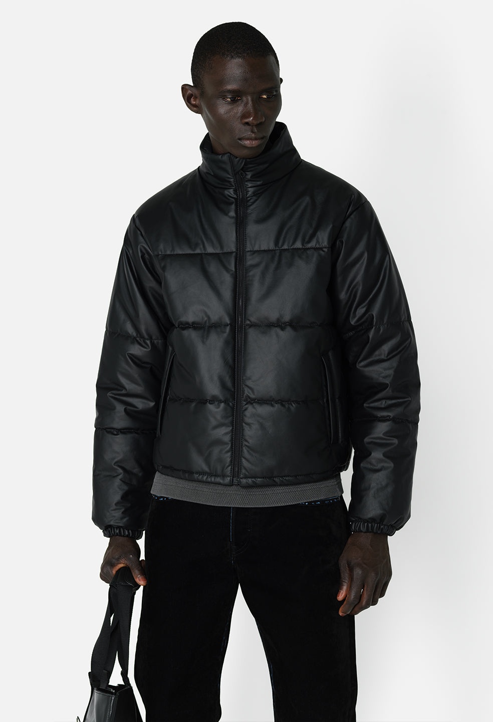 LEATHER PICO PUFFER - 2