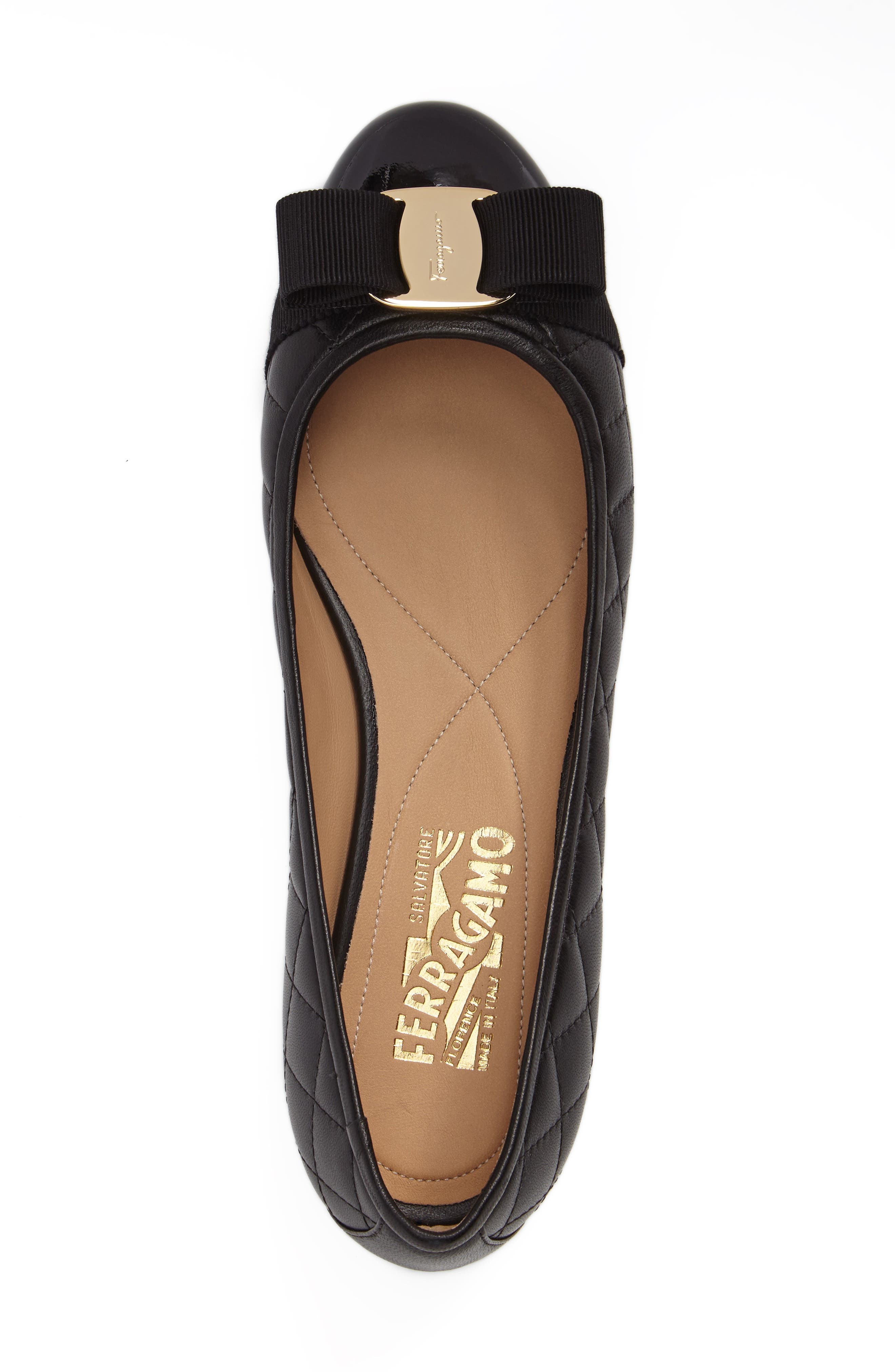 Salvatore Ferragamo Varina Q Quilted Flat - 5