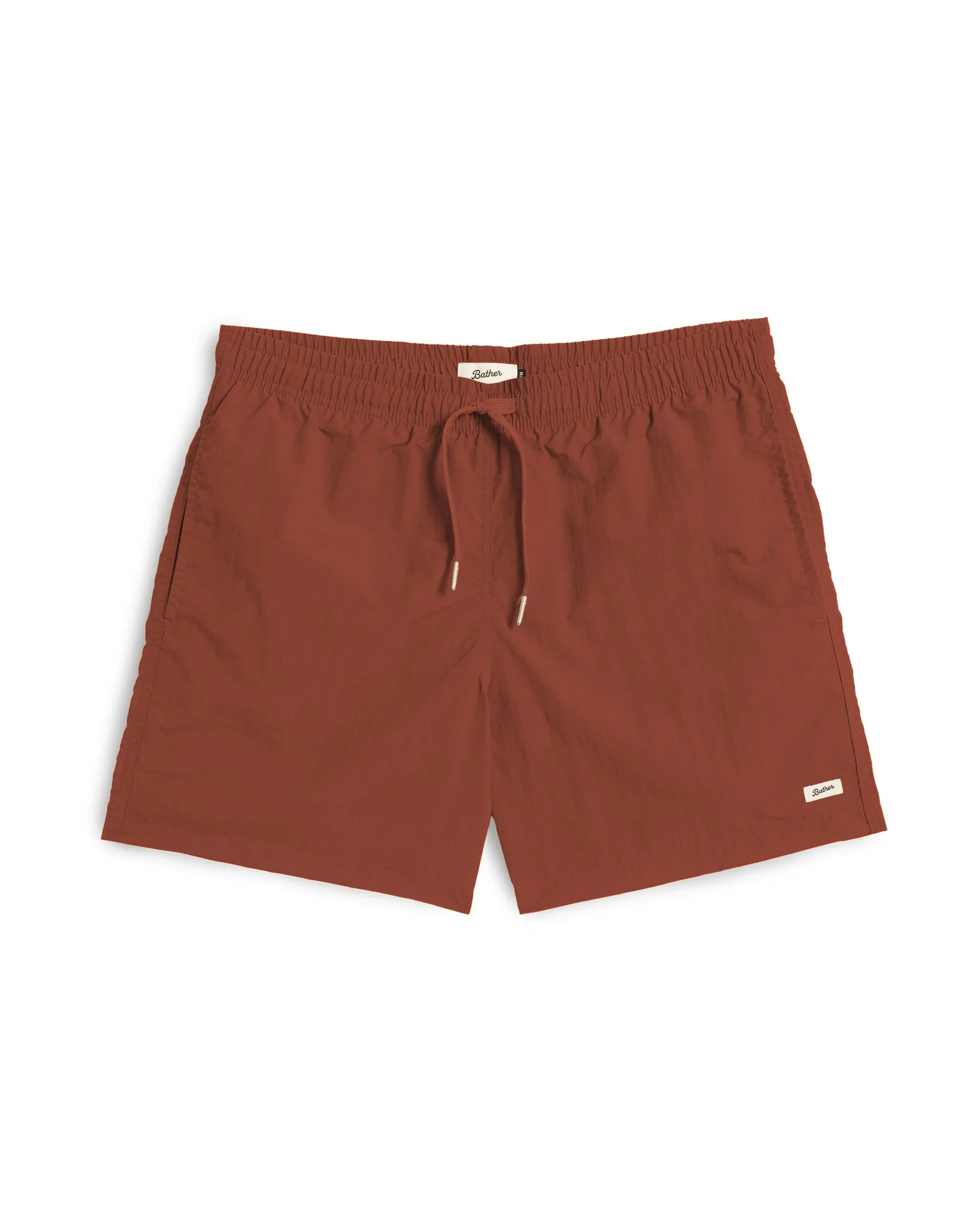 Solid Brick Swim Trunk - 1