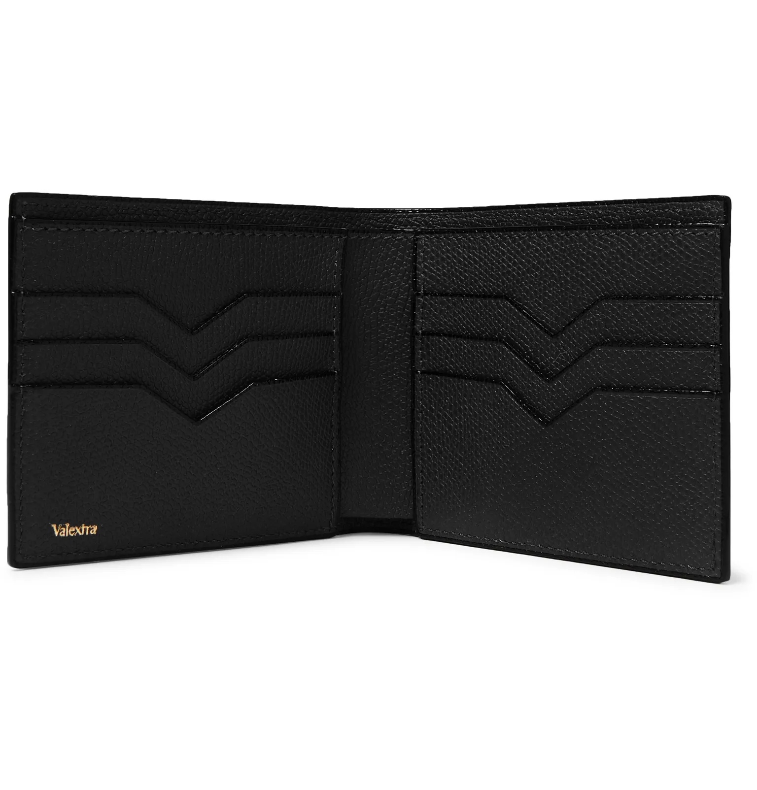 Pebble-Grain Leather Billfold Wallet - 2