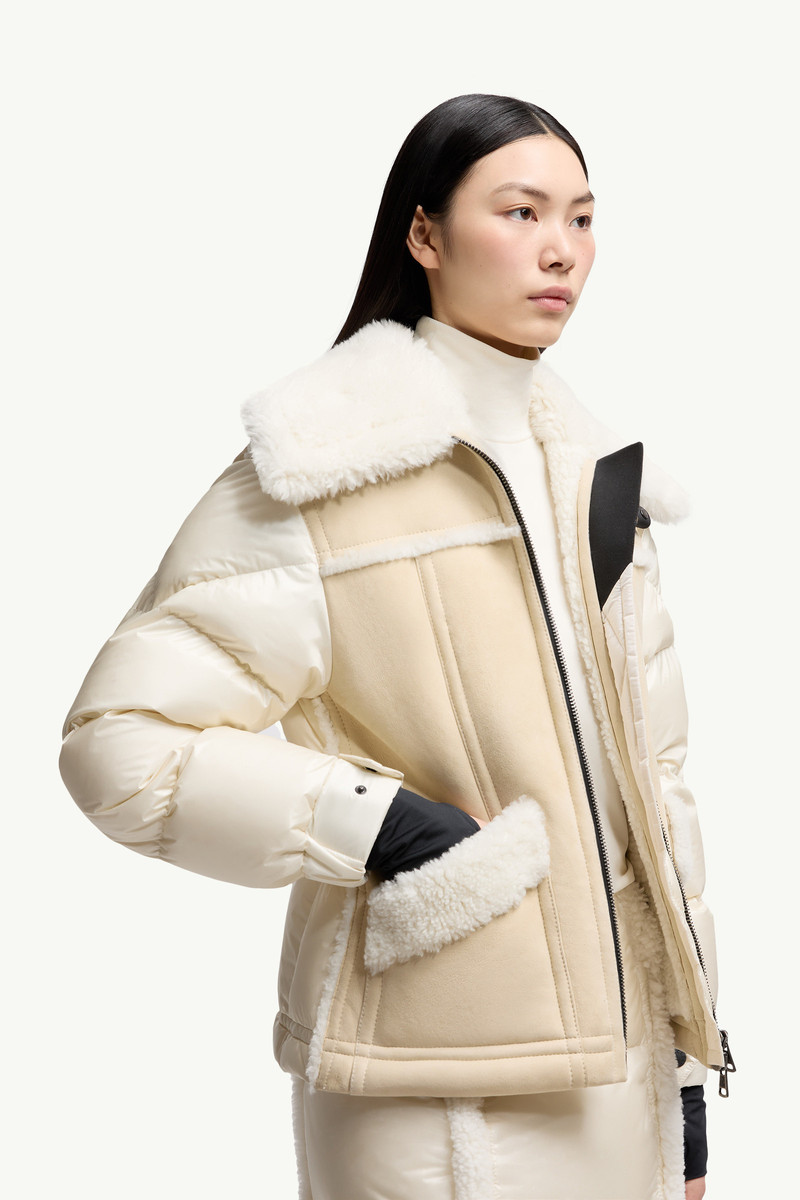 Alvernia Belted Shearling Down Jacket 6